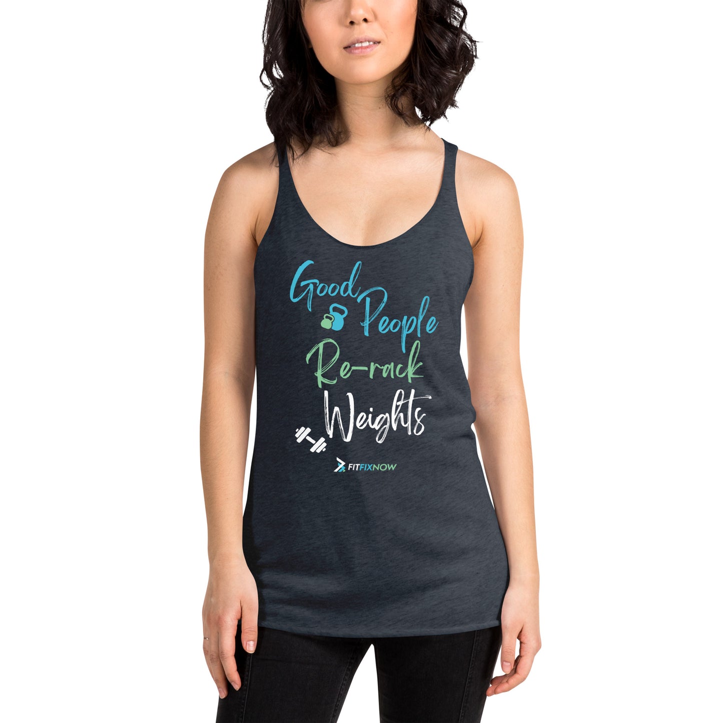 Good People Re-Rack Weights Women's Racerback Tank Top