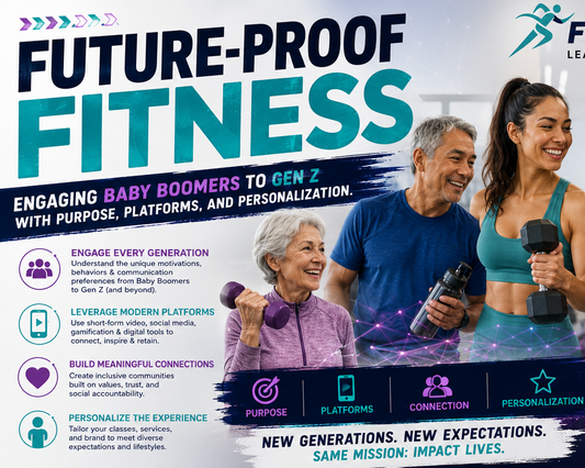 Future-Proof Fitness: Engaging Baby Boomers to Gen Z with Purpose, Platforms, & Personalization (2 CEUs)