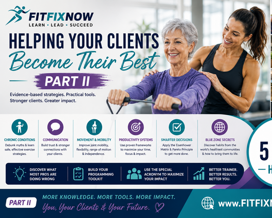 Part 2: Helping Your Clients Become Their Best 2 (5* CEU Hours)
